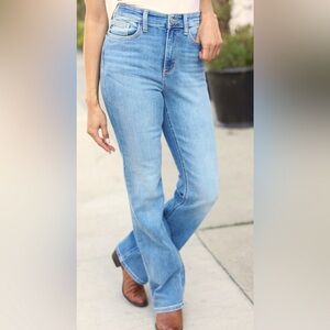 Judy Blue Medium Dark Wash Mid Rise Waist Boot Cut Jeans